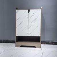 Meuble à chaussures moderne en bois à double porte, gain de place et écologique, pour salon et entrée d'hôtel