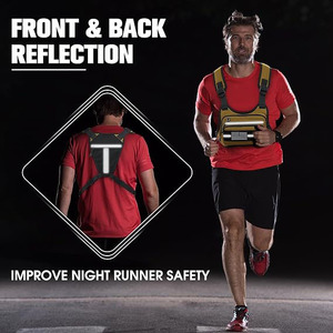 Échantillon gratuit Sac de poitrine de sport d'inspiration tactique Mode Polyester EDC Pochette avec support de téléphone intégré pour les entraînements, la course à pied, le cyclisme - Product Image 3