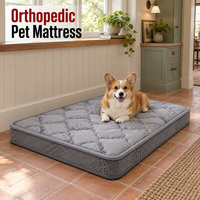 Matelas orthopédique pour chien avec une hauteur de 8 cm et une housse extérieure matelassée amovible pour les collections de literie pour animaux de marque privée