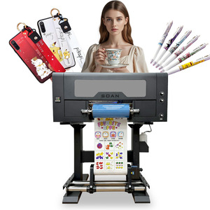 30cm All in One A3 Impresora Dtf Uv Printer Printing <b>Laminating</b> Large Format Roll and 17" 2-In-1 Dual Heads Print Uv Dtf Machine - Product Image 1