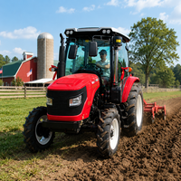 Livraison gratuite Tracteur 80HP 4x4 Diesel Machines agricoles Tracteurs agricoles pas chers Tracteurs agricoles 4 roues