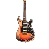 Weifang Rebon 6 String Vintage Old Type ST Electric Guitar with SSS Pickup