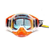 Lunettes de moto vintage style pilote, rétro, avec monture intégrale et sangle réglable, adaptées aux casques Harley, Cruiser, Scooter et demi-casques, verres UV400