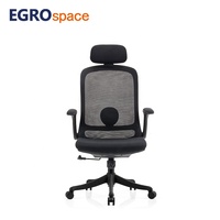 Fauteuil de bureau ergonomique pivotant à dossier haut EGROspace, pour professionnels, vente en gros, fabriqué en usine