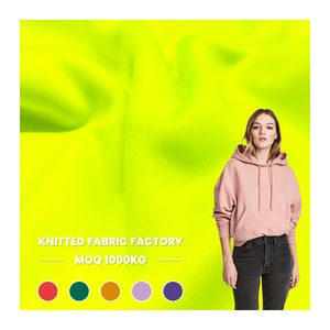<span class=keywords><strong>Tissu</strong></span> polaire personnalisé au mètre, couleur néon fluorescente, <span class=keywords><strong>tissu</strong></span> polaire tricoté 100% polyester pour vêtements - Product Image 1