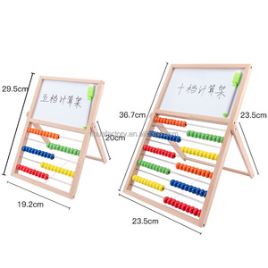 Marco de computación de madera Ábaco cuenta niños educación cálculo matemáticas juguete aprendizaje juguetes de madera para niños - Product Image 5
