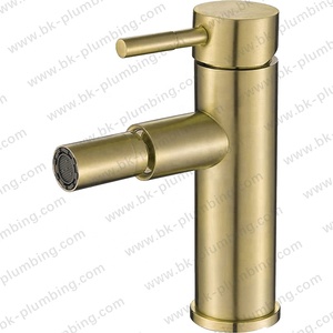 Grifo <span class=keywords><strong>De</strong></span> Bide Monomando Redondo Cromado Con Cano Recto Mezclador Agua Fria Y Caliente <span class=keywords><strong>De</strong></span> <span class=keywords><strong>Laton</strong></span> - Product Image 2