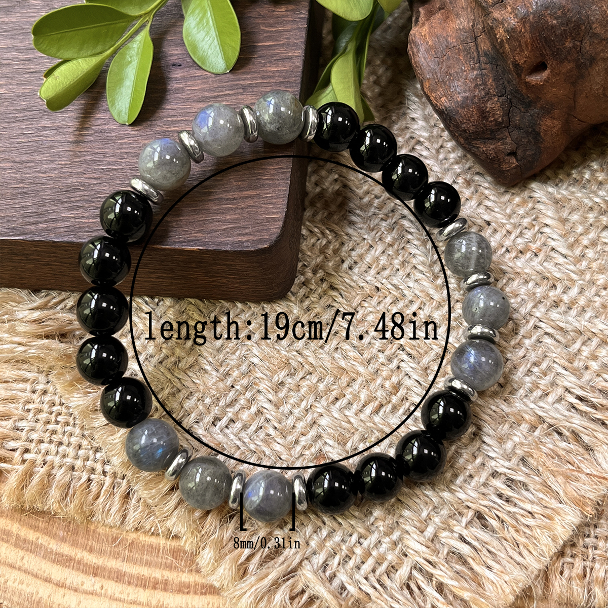 Bracelet en labradorite