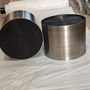 Oferta Especial: Filtro Catalítico de Alta Eficiencia con Panal Metálico para Sustrato de Catalizador de Escape Automotriz - Product Image 1