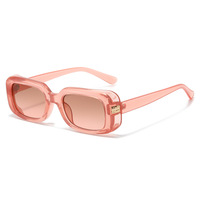 Lunettes de soleil carrées épaisses de style vintage avec protection UV400 - Lunettes tendance unisexes pour les célébrités