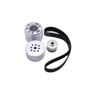SBF Billet alluminio Gilmer puleggia trasmissione a cinghia <span class=keywords><strong>Kit</strong></span> per piccolo blocco <span class=keywords><strong>Ford</strong></span> 289 302 351W - Product Image 1