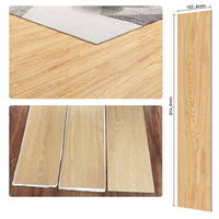 Faux Wood Grain Boden aufkleber PVC rutsch feste Fliesen Aufkleber Klassische Holz muster Peel and Stick Kunststoff boden für Wohnkultur