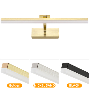 <b>LED</b> Aluminum Mirror Wall Light Touch Control Adjustable Angle Rotatable Warm White Dimmable Indoor Bathroom <b>Vanity</b> Lamp - Product Image 3