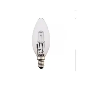 cheaper price E14 C35 28W halogen candle bulb