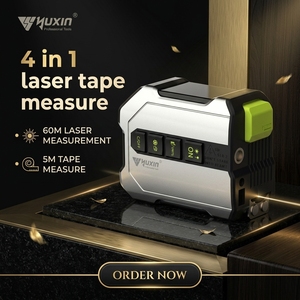 SMMT Télémètre laser professionnel <span class=keywords><strong>4</strong></span>-en-1 multifonctionnel avec mesure de surface, volume et Pythagore, certifié CE FCC RoHS - Product Image 4