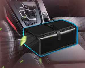 Auto Lithium Batterij Brandwerende Veiligheid Opbergtas Opladen Schat Mobiele Telefoon Rijden Recorder Navigatie Aansteker Tas - Product Image 2