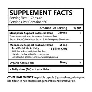 Capsules de perte de poids de haute qualité, marque privée, équilibre de l'humeur, santé, minceur, super ménopause - Product Image 3