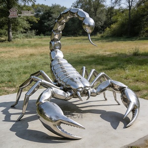 Statue da Giardino Scorpione in <span class=keywords><strong>Acciaio</strong></span> Inossidabile a Grandezza Naturale TREVI per Decorazioni Esterne in Vendita - Product Image 5