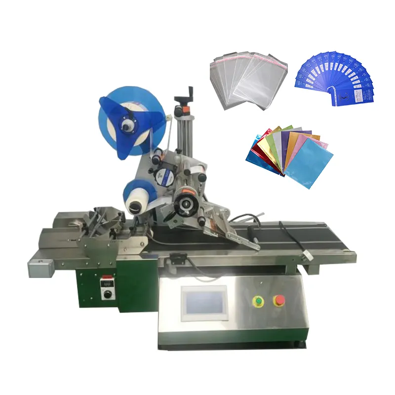 Flat Top Face Labeler Bag Product Label Machine Automatic Labeling Machine With Logo