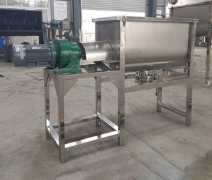 Đôi vít vành đai cà phê đường sữa Ribbon Máy xay sinh tố phòng thí nghiệm quy mô không máy xay sinh tố gia vị 50 kg ngang Gia vị máy trộn - Product Image 5