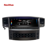 Lecteur DVD de voiture Navihua à écran tactile Android pour Lexus LX570 2007-2015 Autoradio 12.3 pouces Système multimédia de navigation GPS de voiture