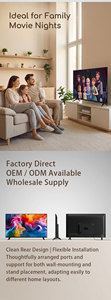 Televisor LED Inteligente 4K sin Bisel de 50 Pulgadas, Android WIFI, Certificado CB FCC CE, Televisor para Baño, Hogar y Hotel, de Fábrica OEM - Product Image 3