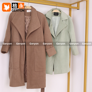 Abrigos de lana Boucle usados para mujer, chaquetas de estambre, chaqueta gruesa de lana, mezcla de <span class=keywords><strong>Ropa</strong></span> Usada para mujer, fardos de <span class=keywords><strong>Ropa</strong></span> usada de Invierno para mujer - Product Image 4