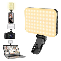 Mini lampe LED pour selfie à prix d'usine, rechargeable, pour téléphone portable, CRI 97+, température de couleur réglable 2500-6500K