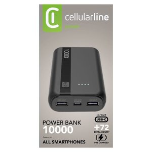 Batería externa negra (Batería de 10000mAh) Power Delivery PBENTRY10000K - Product Image 2
