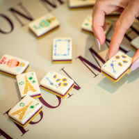 Jeu d'échecs chinois en acrylique gravé et sculpté pour enfants, Paris Coffee Entertainment Gifts, durable, écologique, de luxe, pour table