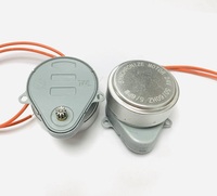 Moteur synchrone 24V 5/6 tr/min CCW 5W DN20, moteur d'amortisseur 6,3 mm avec engrenage SUS 160 mm, double fil orange pour vanne d'air
