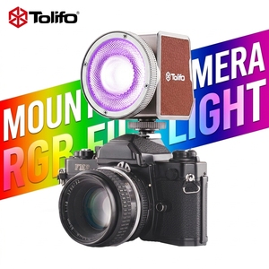 TOLIFO PL-15RGB 15W Mini Lumière Vidéo RGB <span class=keywords><strong>avec</strong></span> Batterie Rechargeable, Contrôle par APP, Lumière Magnétique pour Appareil <span class=keywords><strong>Photo</strong></span>, Idéale pour Vlog et <span class=keywords><strong>Photo</strong></span> en Extérieur - Product Image 3