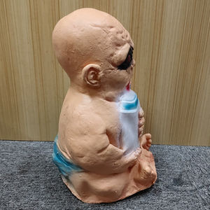 Adorno de Mesa de Látex para Halloween, Biberón de Bebé Zombi Espeluznante, Detalle de <span class=keywords><strong>Ojos</strong></span> Rojos y Boca Ensangrentada - Product Image 1