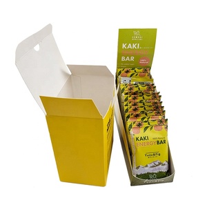 Espositore da banco in cartone Kraft all'ingrosso per barrette energetiche, proteiche, caramelle, biscotti, caramelle gommose, alimenti, con scatola a strappo e sacchetto - Product Image 1