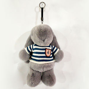 Juguete de peluche de piel de conejo Rex de lujo, Animal de peluche realista suave, conejito adorable, regalo para niños, decoración del hogar, juguete de peluche - Product Image 2