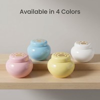Urne funéraire de luxe en céramique pour animaux de compagnie (chats et chiens), faite à la main, scellée, pour cendres, avec design écologique