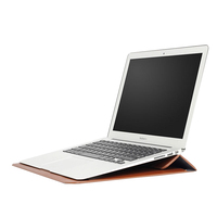Sacoche étanche en PU pour ordinateur portable avec logo personnalisé Sacoche pour ordinateur portable avec support pour Macbook 11 13 15 pouces