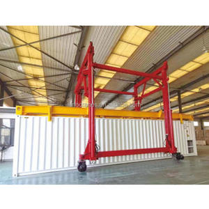 حاويات محمولة 20 قدمًا و 40 قدمًا رافعة صاري متنقلة لرفع السفر ، حاويات حاملة متنقل - Product Image 4