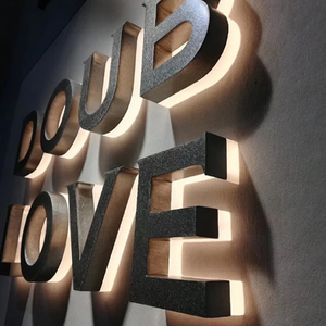 Biển quảng cáo chữ phát sáng LEDMini, viền không viền, chữ phát sáng gắn cửa, biển hiệu logo LED, chữ phát sáng ngoài trời chống nước - Product Image 5