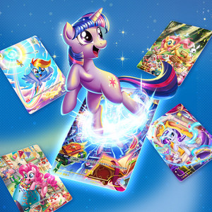 <span class=keywords><strong>KAYOU</strong></span> <span class=keywords><strong>Carte</strong></span> de Collection Officielle Authentique My Little Pony Jeu de Cartes à Collectionner L'Amitié Est Magique TCG - Product Image 5