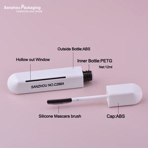 <span class=keywords><strong>Tube</strong></span> vide de maquillage des yeux de bouteille de mascara géométrique unique de 12ml avec logo privé - Product Image 3