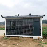 20/40 Fuß Windbeständiges Anpassbares Vorgefertigtes Dreiecksdach Tiny House Modulares Containerhaus für Büronutzung