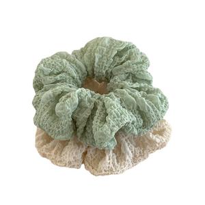 Coleteros Plisados Estilo Coreano, Lazos para el Cabello de Tela de Color Sólido, Accesorios para el Cabello de Alta Calidad para Uso Diario de Mujeres - Product Image 4