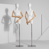 Maniquí de Medio Cuerpo Realista, Hermoso, Duradero, Personalizable, Fácil de Limpiar, Fabricado en China