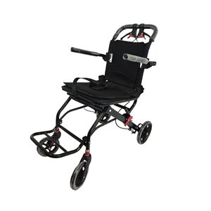 Alta qualità di trasferimento esterno portatile aereo sedia a rotelle pieghevole leggero manuale sedia a rotelle per disabili - Product Image 1
