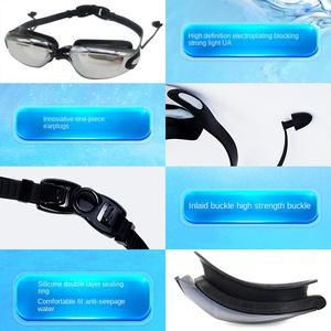 <span class=keywords><strong>Gafas</strong></span> <span class=keywords><strong>de</strong></span> Natación para Adultos con Protección UV, Antivaho, Impermeables, con Junta <span class=keywords><strong>de</strong></span> Silicona, en Caja - Product Image 2