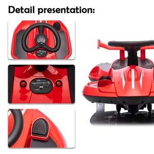 Auto Eléctrico <span class=keywords><strong>de</strong></span> Juguete para Niños, 12V, Batería Recargable, Derrape, Juguete <span class=keywords><strong>de</strong></span> Plástico para Exteriores, para Niños <span class=keywords><strong>de</strong></span> 2 a 4 Años - Product Image 2