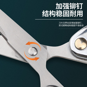 Tijeras de Precisión de Acero Inoxidable con Mango de Aleación de Zinc para Uso en el Hogar y la Oficina - Product Image 5