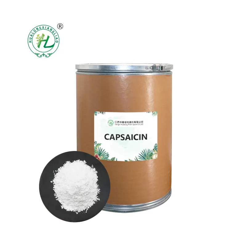 Fournisseur de capsaïcine HL-Synthétique, 1kg, poudre de Nonivamide 99% pure de haute qualité en vrac (n-vanillylnonanamide) | CAS 2444