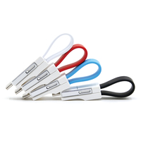 Accessoires de téléphone, câble de chargement magnétique USB Micro et Type C, porte-clé pour Iphone, 3 en 1, 2022, 10 pièces